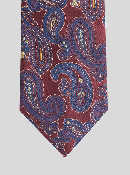 PAISLEY SILK JACQUARD TIE