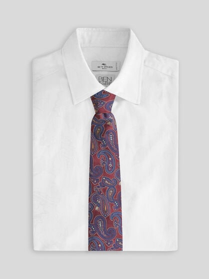 PAISLEY SILK JACQUARD TIE