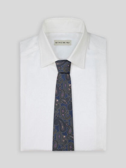 PAISLEY SILK JACQUARD TIE