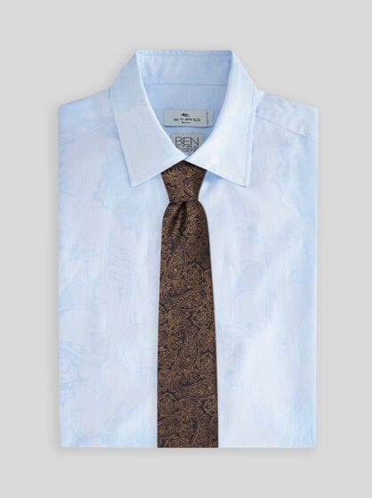 FLORAL PAISLEY SILK TIE
