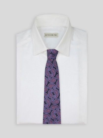 CORBATA DE SEDA PAISLEY JACQUARD