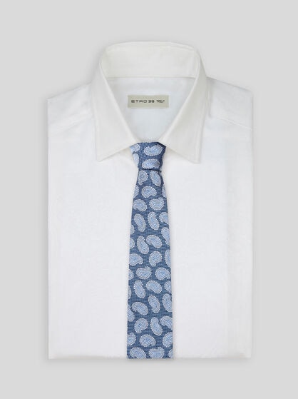 PAISLEY SILK JACQUARD TIE