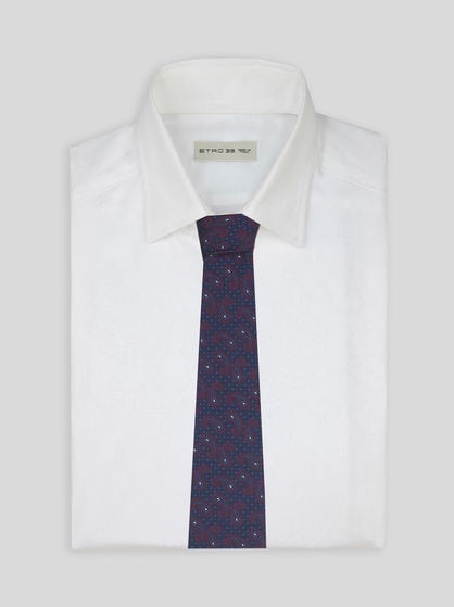 CORBATA DE SEDA PAISLEY JACQUARD