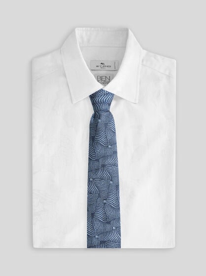 PRINTED SILK TIE