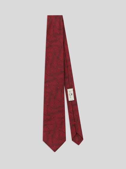 PRINTED SILK TIE