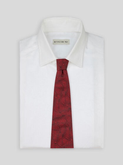 PRINTED SILK TIE