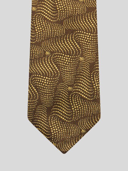 PRINTED SILK TIE