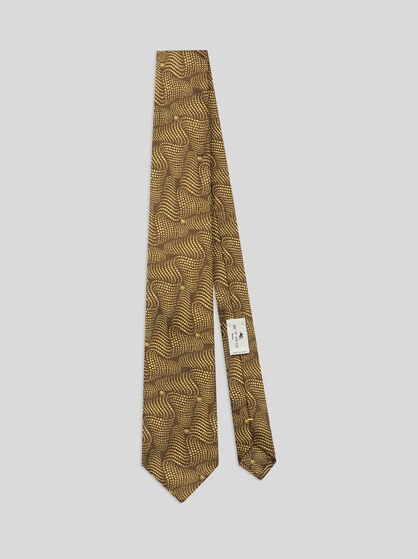 PRINTED SILK TIE