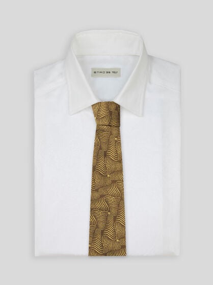 PRINTED SILK TIE