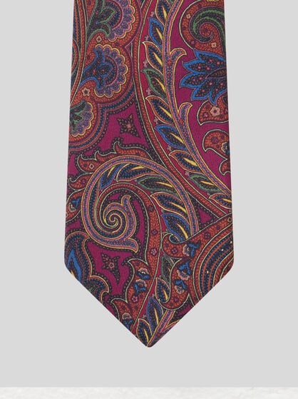 PRINTED SILK TIE