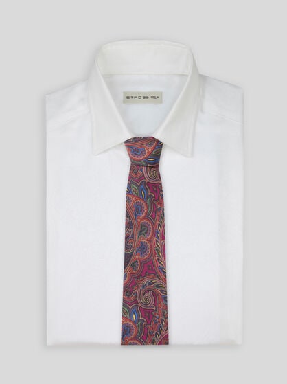 PRINTED SILK TIE