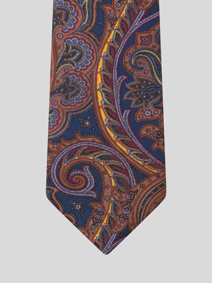 PRINTED SILK TIE