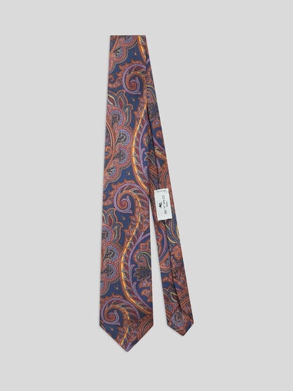 PRINTED SILK TIE