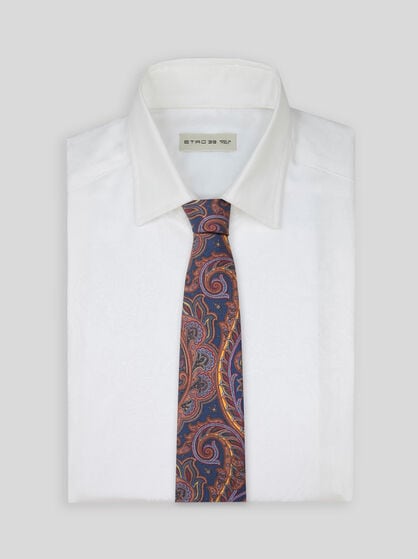PRINTED SILK TIE