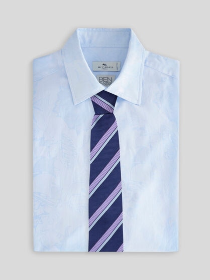 TIE WITH PLACED DESIGN