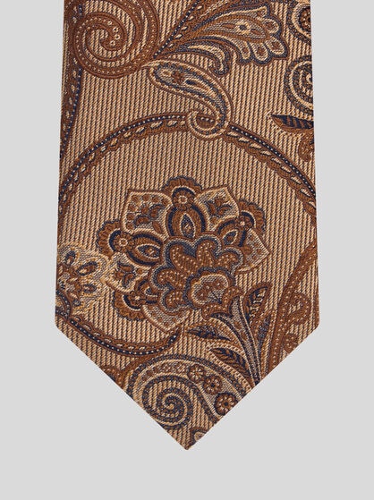 PATCHWORK SILK TIE