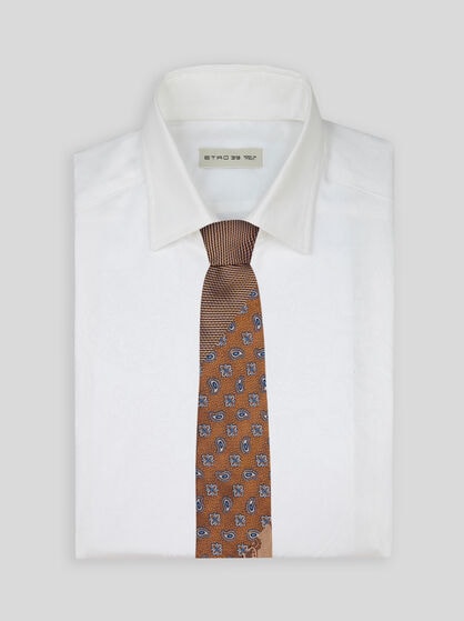 PATCHWORK SILK TIE