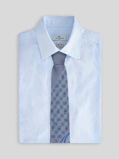 PATCHWORK SILK TIE