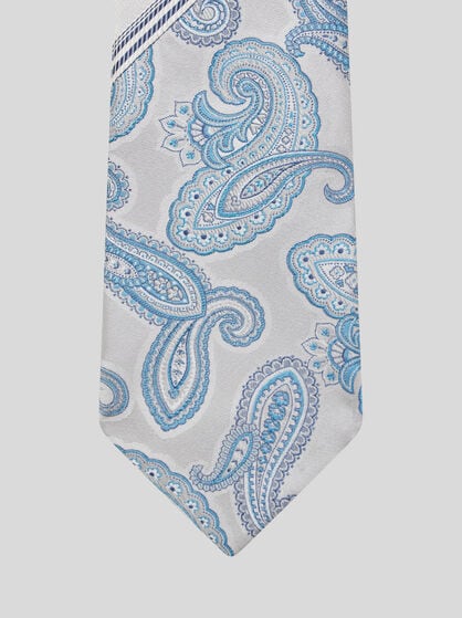 PATTERNED SILK JACQUARD TIE