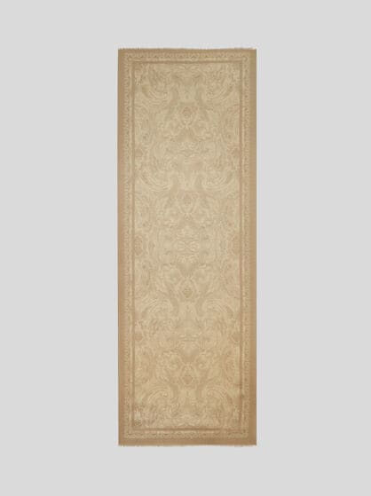 SCARF WITH TONAL MOTIF