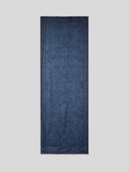 SCARF WITH TONAL MOTIF