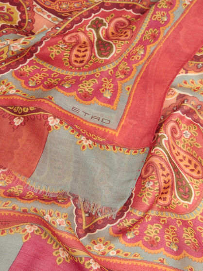 PAISLEY-DESIGN SCARF
