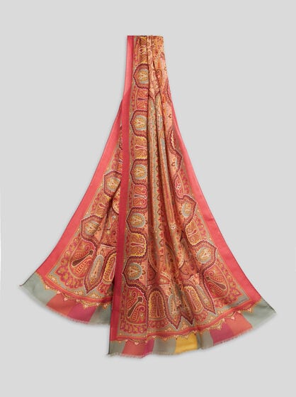PAISLEY-DESIGN SCARF