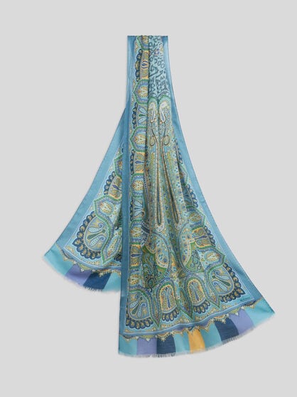 PAISLEY-DESIGN SCARF