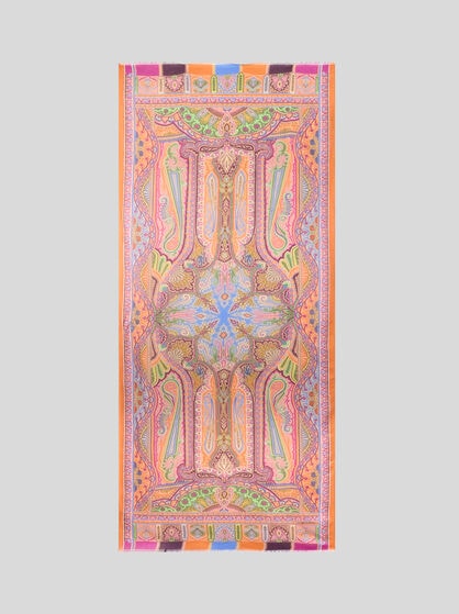 PAISLEY CASHMERE-BLEND SCARF