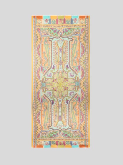 PAISLEY CASHMERE-BLEND SCARF