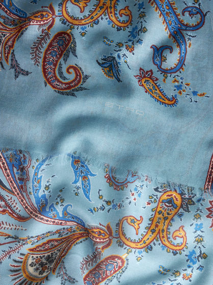 PAISLEY-SCHAL AUS KASCHMIRGEMISCH