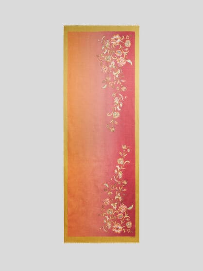 ÉCHARPE À MOTIF FLORAL