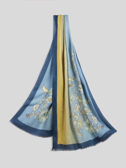 ÉCHARPE À MOTIF FLORAL