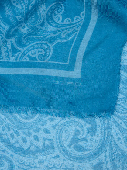 PAISLEY CASHMERE-BLEND SCARF