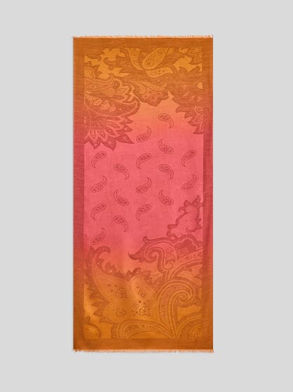 DÉGRADÉ PAISLEY SCARF