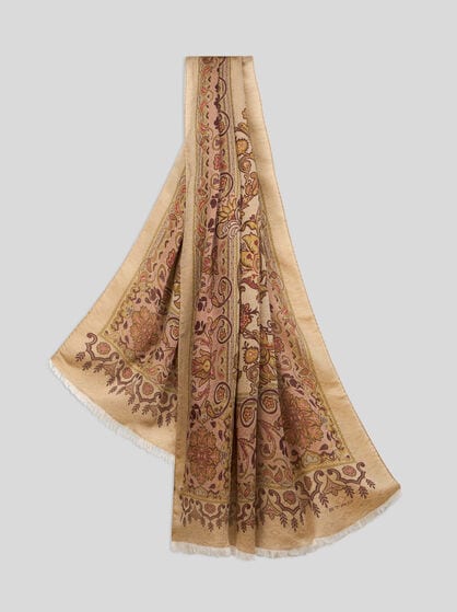 COTTON-BLEND JACQUARD SCARF