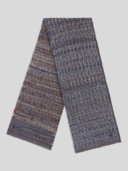 CABLE-KNIT CASHMERE SCARF