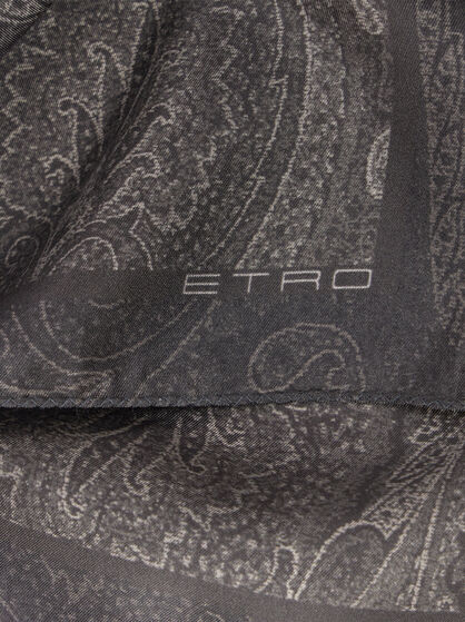 PRINTED SILK POCKET SQUARE