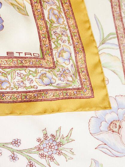 PRINTED SILK POCKET SQUARE