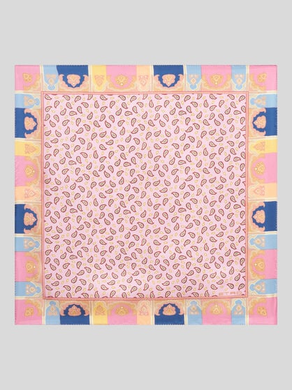 PAISLEY SILK POCKET SQUARE
