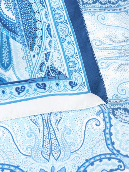 PRINTED SILK POCKET SQUARE