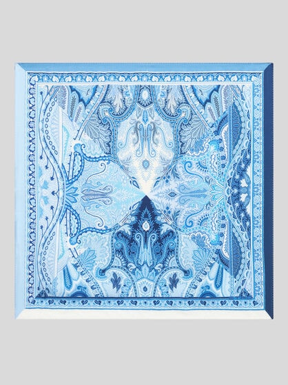 PRINTED SILK POCKET SQUARE