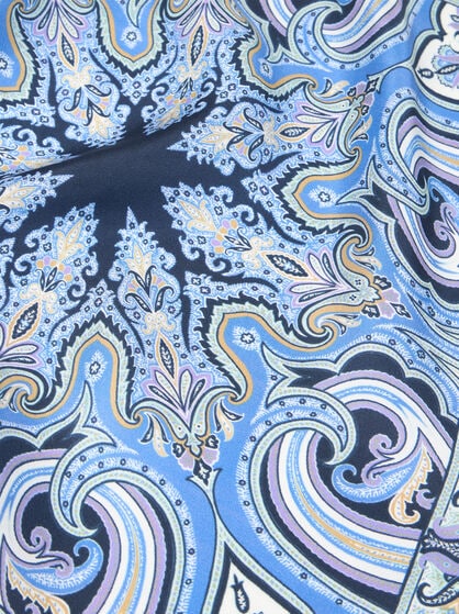 PATTERNED SILK POCKET SQUARE