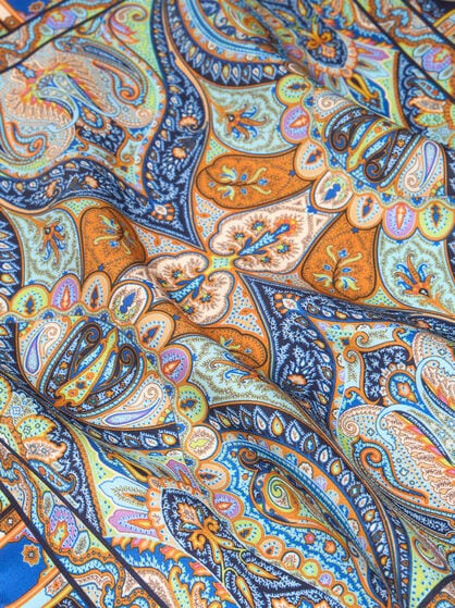 FLORAL SILK POCKET SQUARE