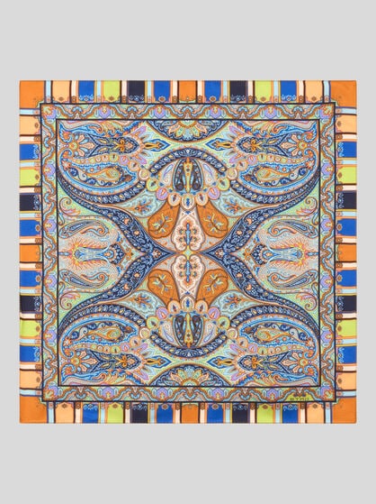 FLORAL SILK POCKET SQUARE