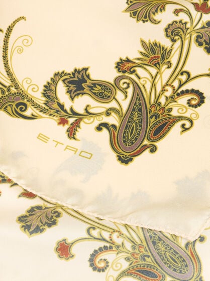 PRINTED SILK POCKET SQUARE