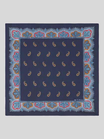 EINSTECKTUCH MIT MINI-PAISLEYMUSTER
