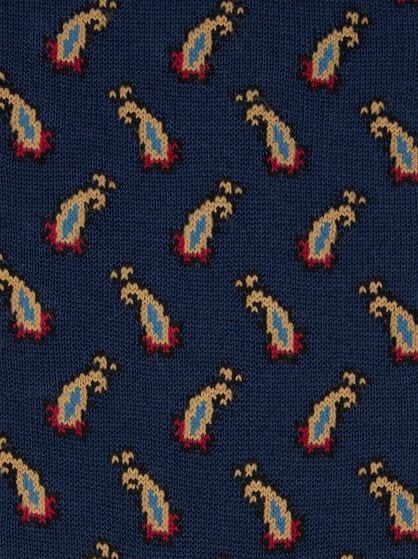 MICRO PAISLEY JACQUARD SOCKS