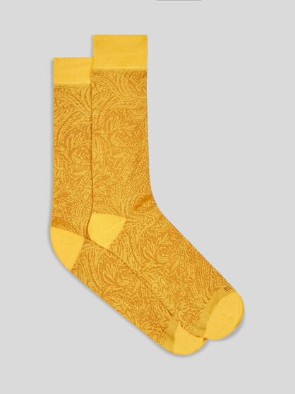 LEAFY JACQUARD SOCKS