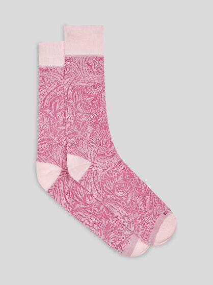 LEAFY JACQUARD SOCKS
